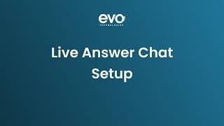 Live Answer Chat Setup